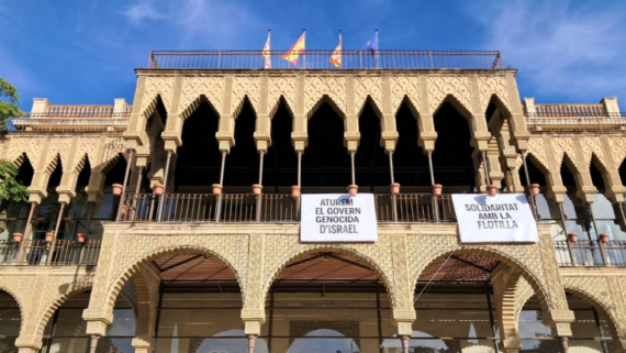 Solidaridad con Palestina: Gestos en Barcelona