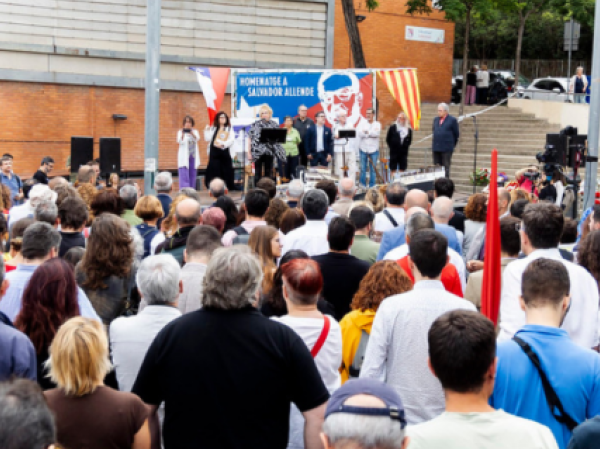 Homenatge a Salvador Allende a Barcelona el 11 de setembre Homenatge a Salvador Allende a Barcelona el 11 de setembre